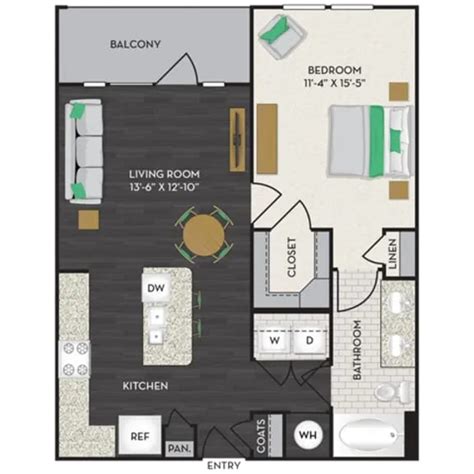 Floor Plans | Studio Apartments Midtown Houston