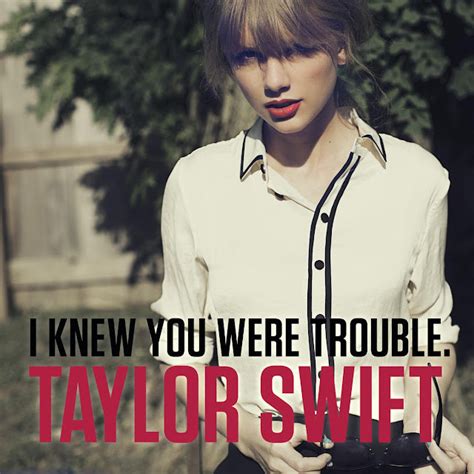 "I Knew You Were Trouble" Lyrics and Intro | Taylor Swift Songs