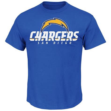 Majestic San Diego Chargers Powder Blue Critical Victory II T-Shirt