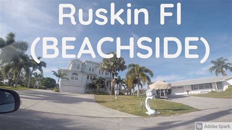 RUSKIN, FLORIDA | BEACHSIDE- DRIVE AROUND TOUR 2021 - YouTube