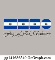 8 Flag Of El Salvador Nation Design Artwork Clip Art | Royalty Free - GoGraph