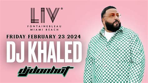 DJ Khaled Tickets at LIV in Miami Beach by LIV | Tixr