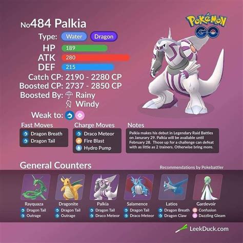 Palkia counters | Pokemon go, Pokemon chart, Pokemon go chart