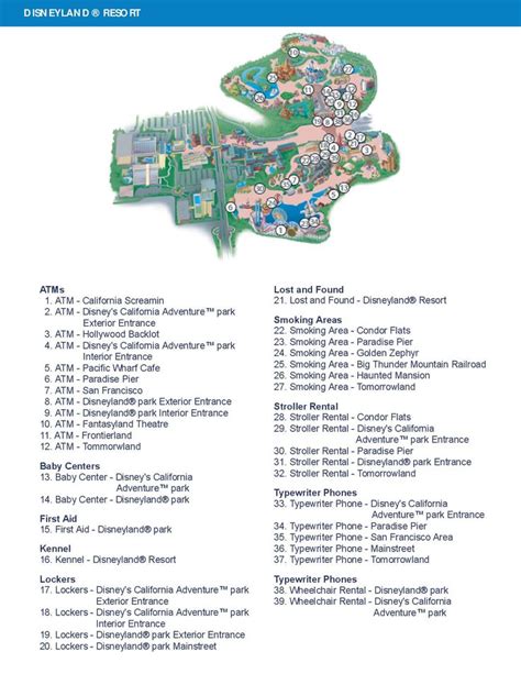 Disneyland / California Adventure Map [2025 Printable PDF Maps]