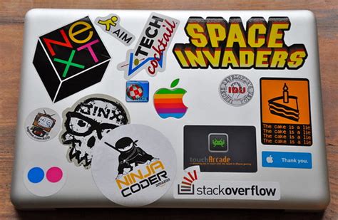 STICKERS! | 13" MacBook dual 2.4GHz festooned with stickers | Blake Patterson | Flickr