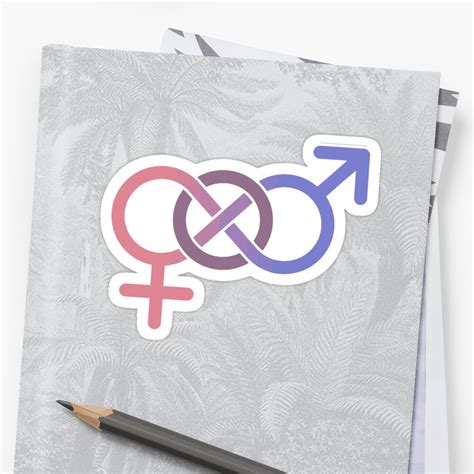 "Gender Fluid Symbols" Sticker by Elisa88 | Redbubble