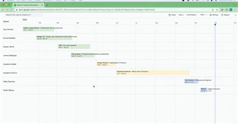 Google Workspace Updates: Manage projects & tasks with a new timeline view on Google Sheets