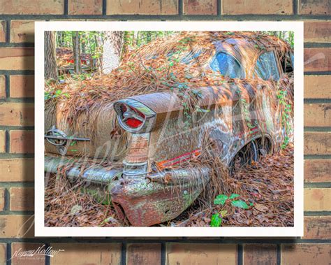 Junkyard Photography, Old Car Picture, Rusty Car Picture, Photo, Print ...