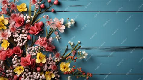 Premium AI Image | floral desktop wallpapers