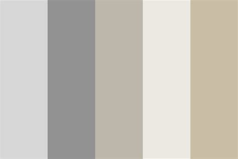 white and grayish colors Color Palette