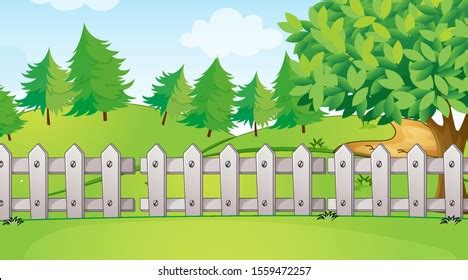 Cartoon Fence Images, Stock Photos & Vectors | Shutterstock