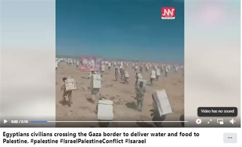 Fact Check: Viral Video Showing ‘Egyptians Crossing Gaza Border ...