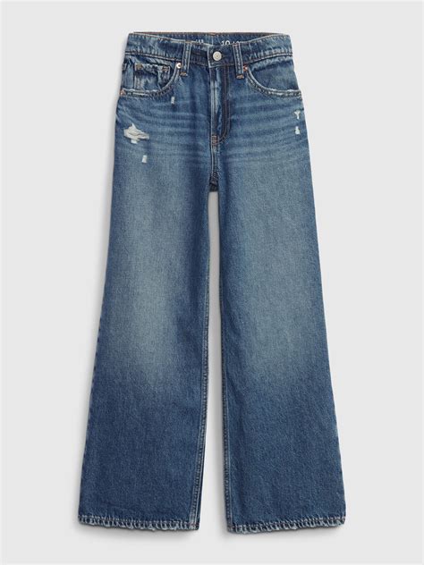 Gap Kids Low Stride Relaxed Jeans blue - 501265002