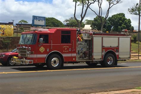 Kauai, Hawaii Fire Department, Engine 7. | Pierce engine. Ha… | Flickr