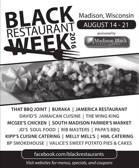 Black Restaurant Week in Madison - The Madison Times