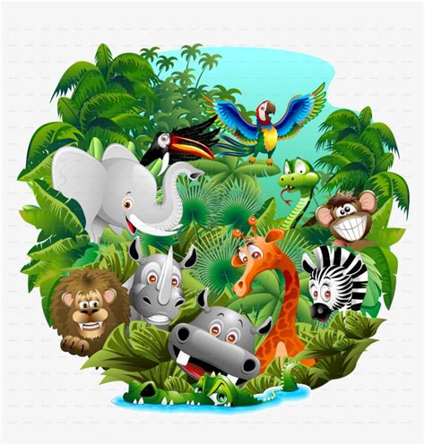 Wild Animals Cartoon-png 5000 - Animals Cartoon Free Download Transparent PNG - 5000x5000 - Free ...