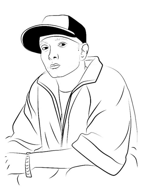 Eminem coloring pages