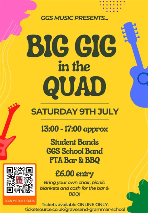 BAND AND BBQ at Gravesend Grammar School event tickets from TicketSource