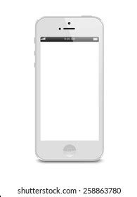 Iphone 5 Front View White