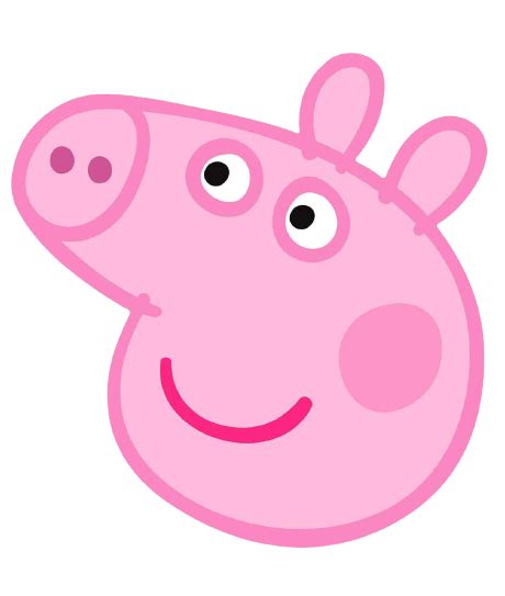 Peppa pig face Blank Template - Imgflip