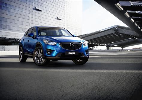 Mazda CX-5 2012 Front Three Quarter Blue – Front Seat Driver