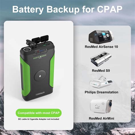 CPAP Battery Backup Power Supply Compatible With ResMed , 41% OFF