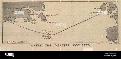 The Titanic Journey Map