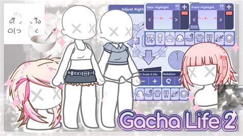 🦢⋆｡˚Gacha life 2 outfit hacks / ideas !! ⸝⸝₊-⊹ - YouTube