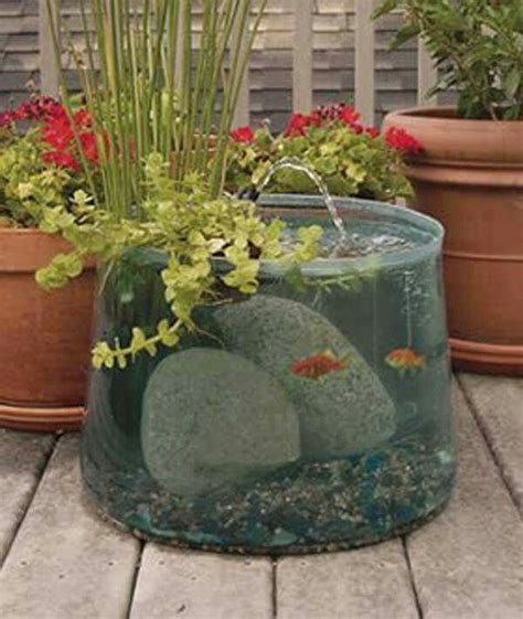 Outdoor aquarium | Backyard garden, Small gardens, Garden inspiration