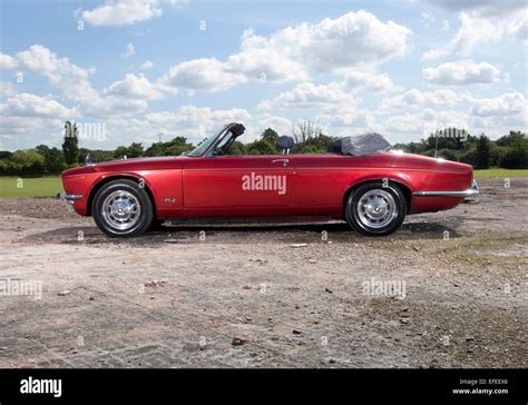 Jaguar XJ6 convertible, and aftermarket conversion Stock Photo - Alamy