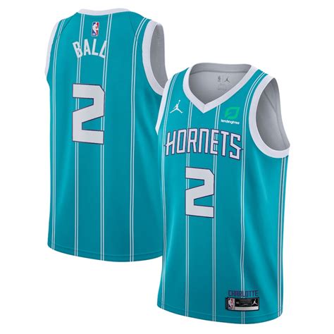 Men's Jordan Brand LaMelo Ball Teal Charlotte Hornets 2020/21 Swingman ...