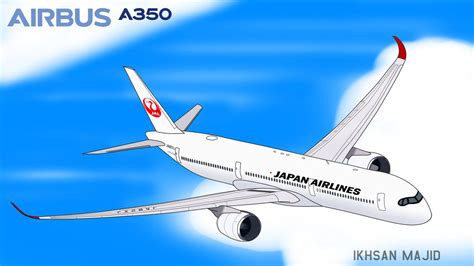 A350 Japan Airlines by IkhsanMajid on DeviantArt
