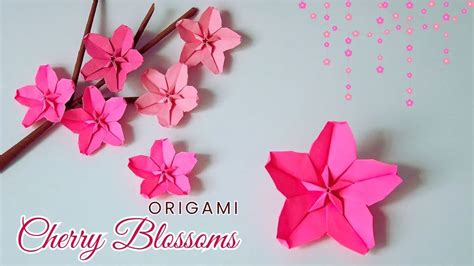 🌸 Origami Flower: CHERRY BLOSSOMS / Hoa Anh đào (Hoang Tien Quyet) - YouTube