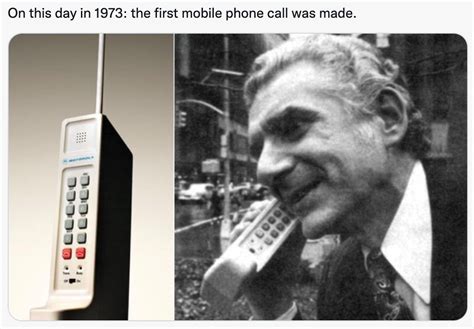 The First Cell Phone Martin Cooper