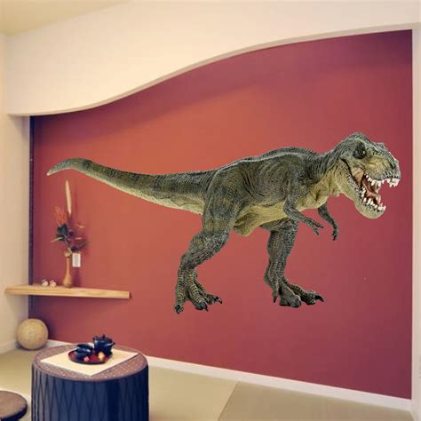 Dinosaur Wall Decal _ TRex Decal _ Animals Wall Decal Murals _ Dionsaur Bedroom Stickers ...