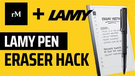 Remarkable 2 Lamy eraser hack - Step by Step Instructions for Mac - YouTube