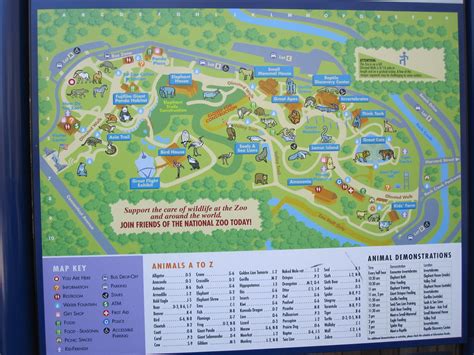 National Zoo in Washington DC | Dc zoo, Zoo map, Washington dc zoo