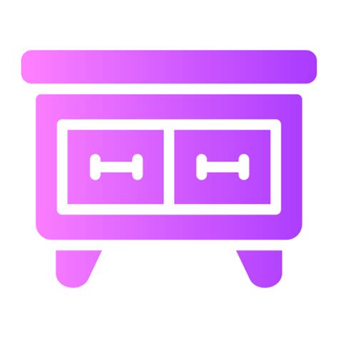 TV Table Generic gradient fill icon