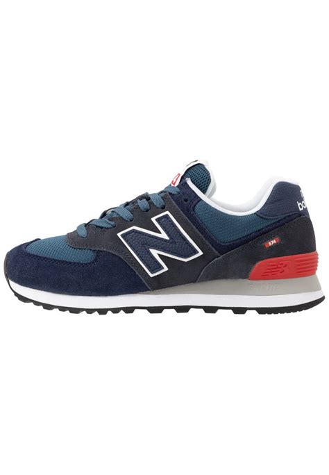 New Balance 574 UNISEX - Trainers - stone blue outerspace (ML574EAE ...