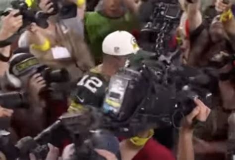 Video: Bill Belichick, Aaron Rodgers Postgame Handshake Goes Viral ...