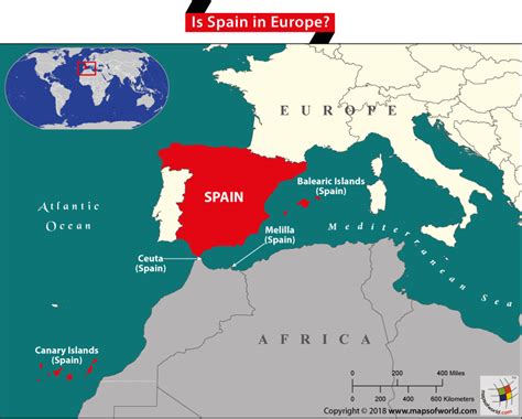 Map Of Spain And Africa – Verjaardag Vrouw 2020