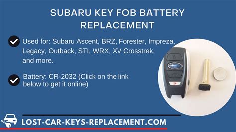 Lost Subaru Key Replacement - What To Do, Options, Costs, Tips & More