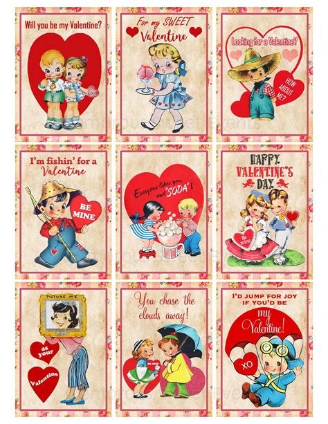 Vintage Valentine Cards, Valentine Day Crafts, Vintage Cards, Happy ...