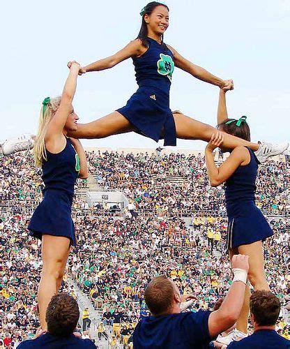 notre-dame | Cheerleading pictures, Cute cheerleaders, Notre dame