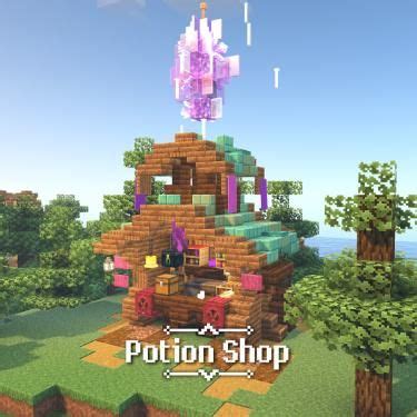 Minecraft Potion Shop in 2023 | Halloween labels, Conceptual art ...