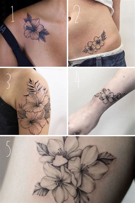 Dainty Hibiscus Tattoo Ideas + Meaning - tattooglee | Hibiscus tattoo ...