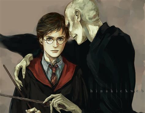 Harry and Voldemort - Harry Potter and Lord Voldemort Fan Art (17369856) - Fanpop