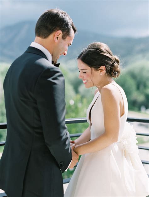 The sweetest first look! | Aspen wedding, Wedding photographers, Wedding