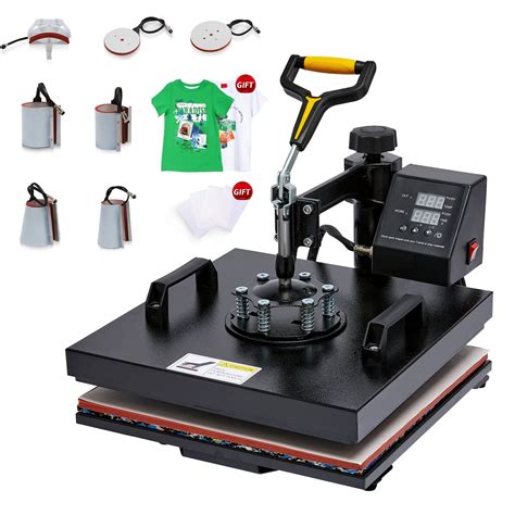 CO-Z 8 in 1 15" X 15" Heat Press 360 Degree Swivel Heat Press Machine - Walmart.com