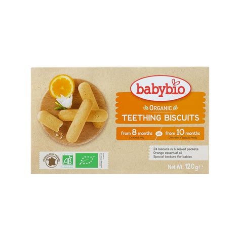 BABYBIO Organic Teething Biscuits (120g) – city'super E-Shop